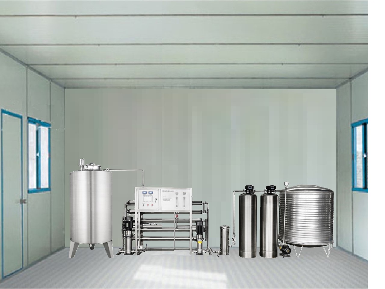 單級反滲透工程機